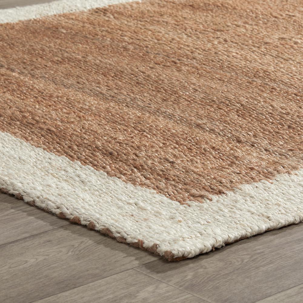 Frame Natural Jute Area Rug by Kosas Home. Picture 4