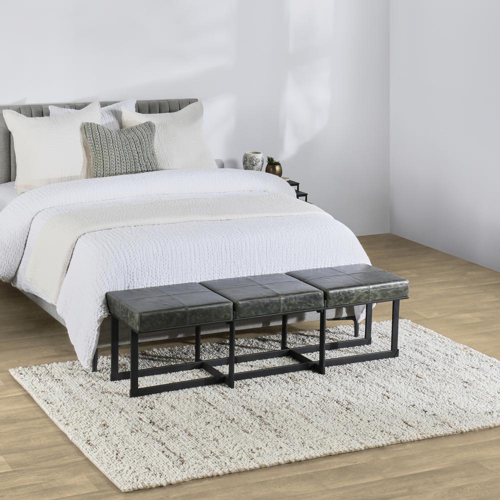 Loomis Heathered Wool Area Rug by Kosas Home. Picture 6