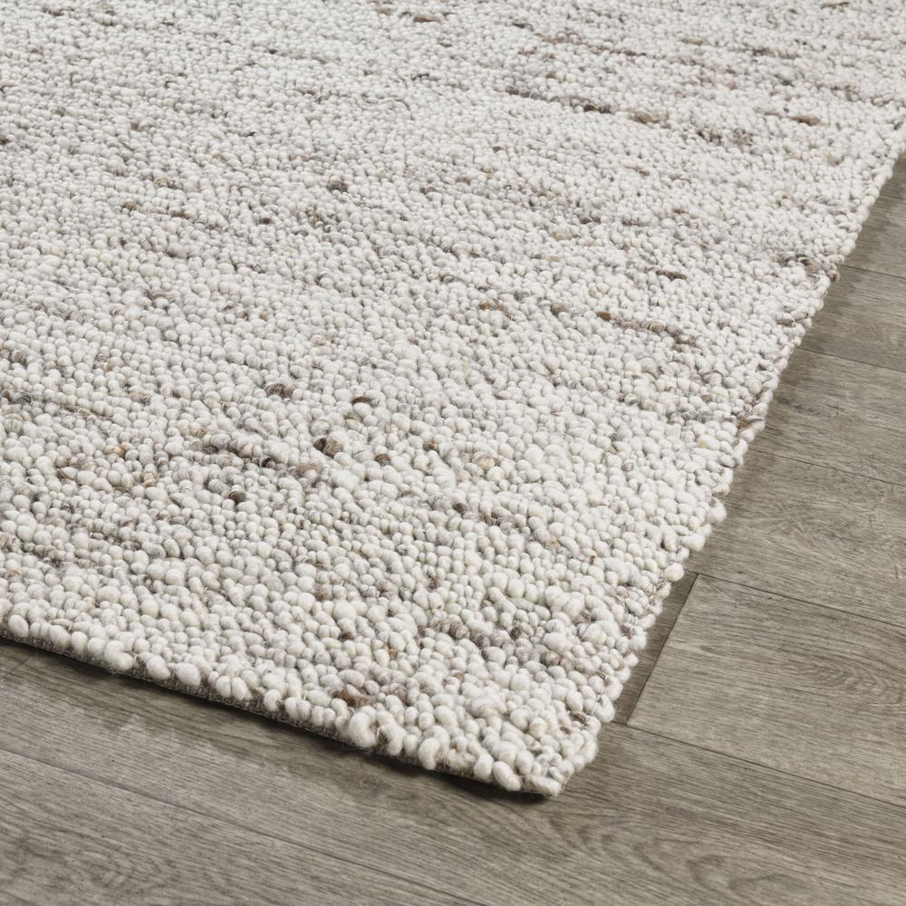 Loomis Heathered Wool Area Rug by Kosas Home. Picture 2
