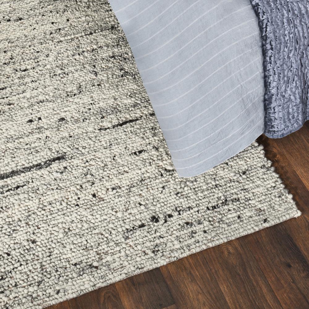 Loomis Heathered Wool Area Rug by Kosas Home. Picture 4
