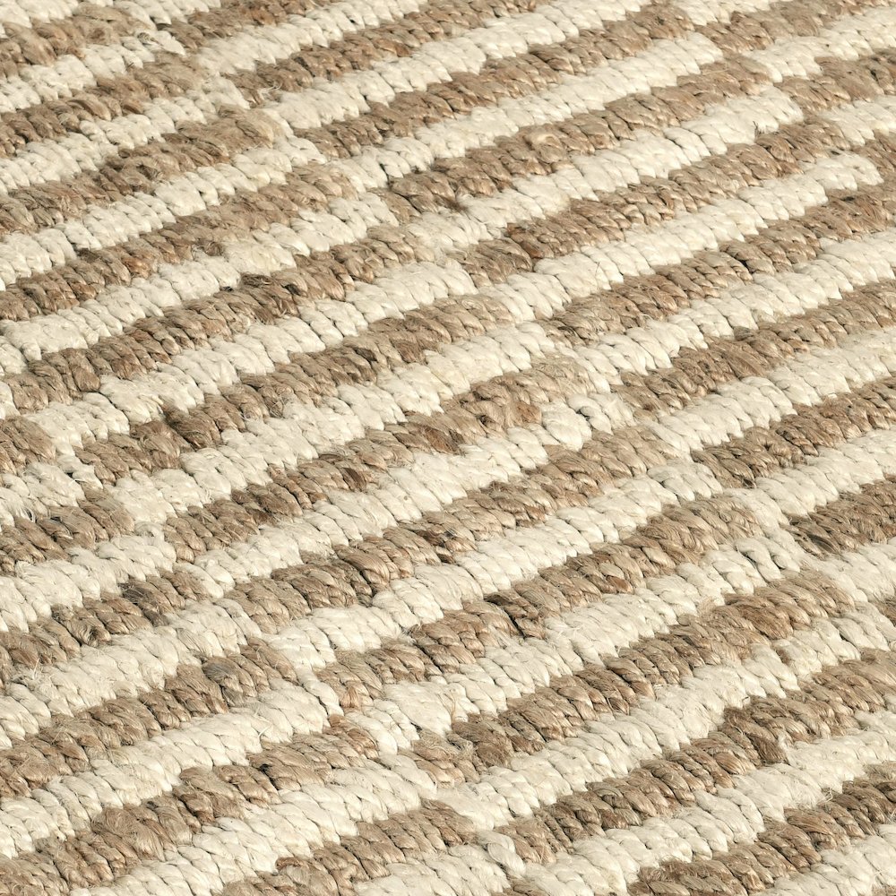 Monterey 5'x8' Jute Handwoven Sustainable Ivory Accent Area Rug. Picture 2