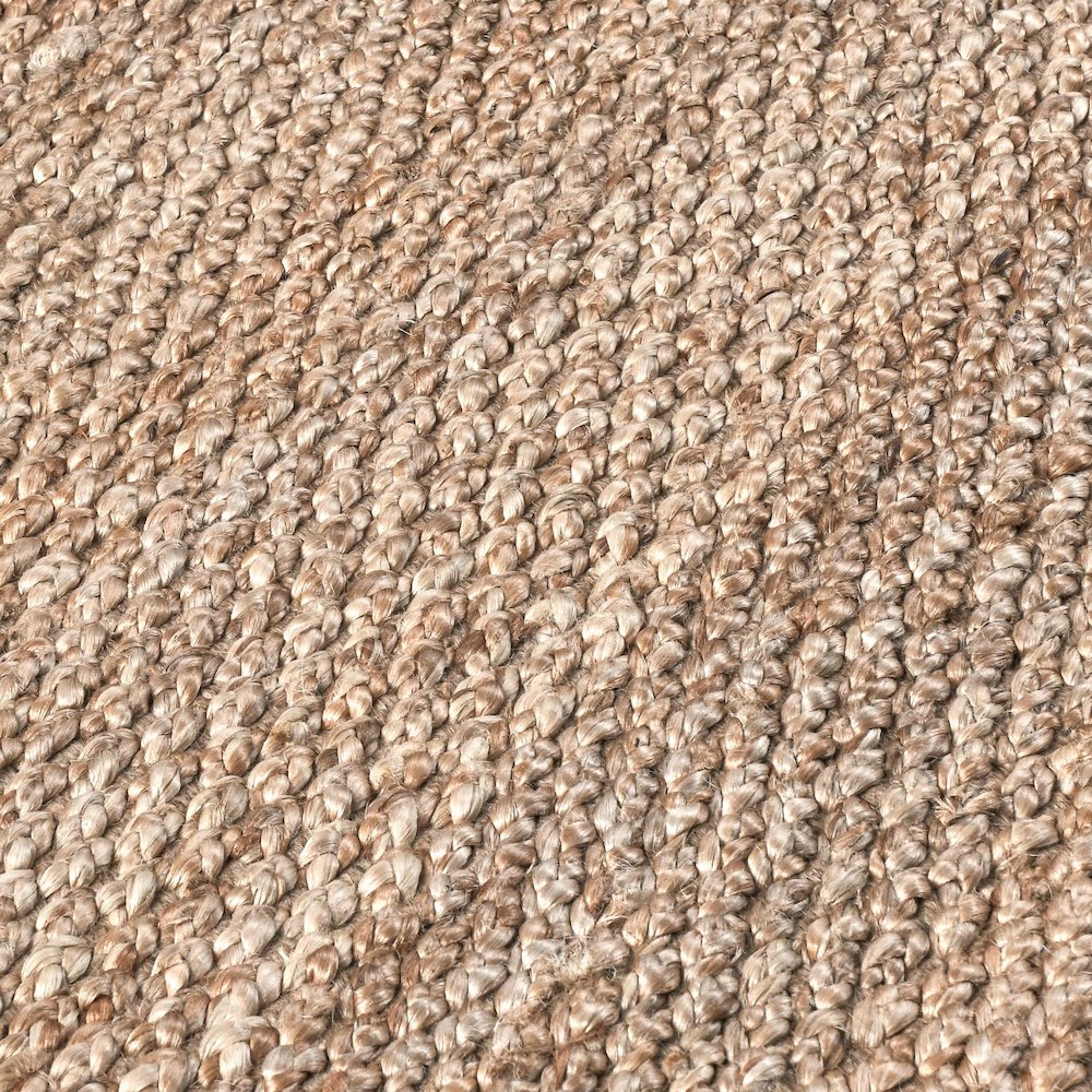 Santa Cruz 8'x10' Jute Handwoven Sustainable Beige  Accent Area Rug. Picture 2
