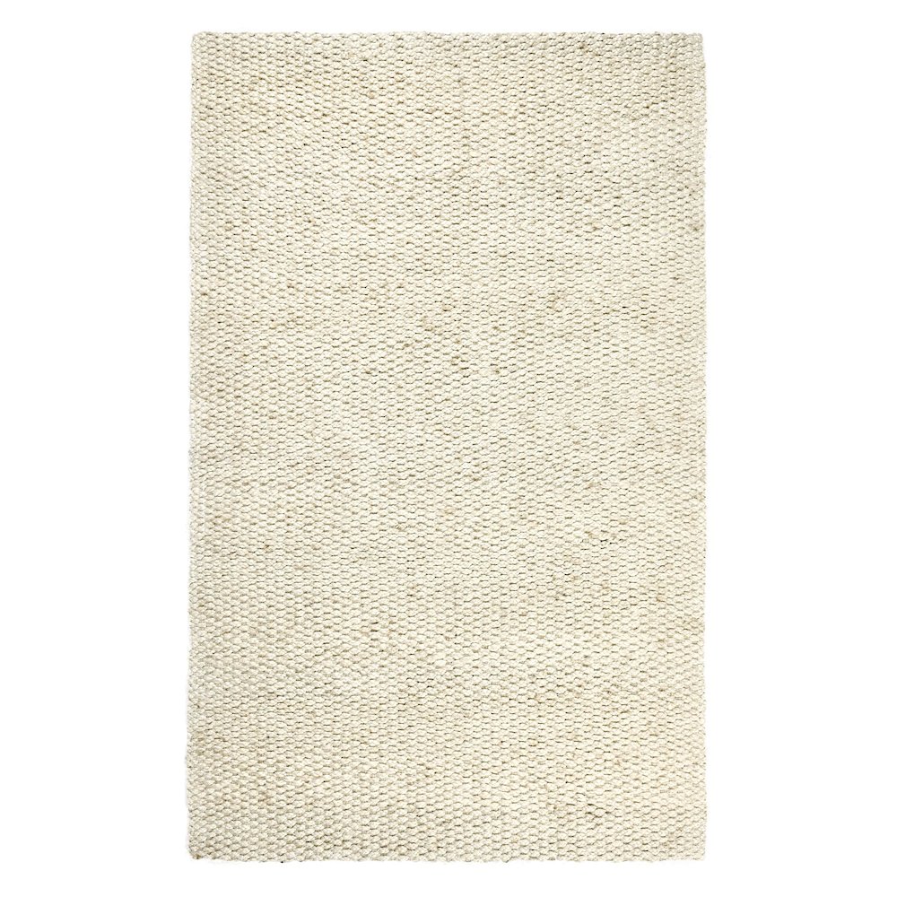 Santa Cruz 5'x8' Jute Handwoven Sustainable Ivory Accent Area Rug. Picture 1