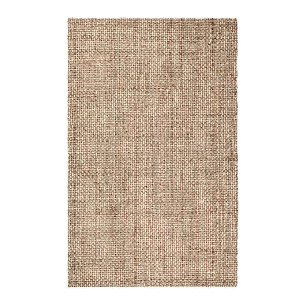 Panama 8'x10' Jute Handwoven Sustainable Beige  Accent Area Rug. Picture 1
