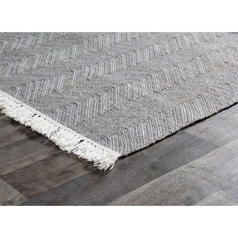 Miller Handwoven Indoor Outdoor Area Rug  Stone Gray 8x10. Picture 2