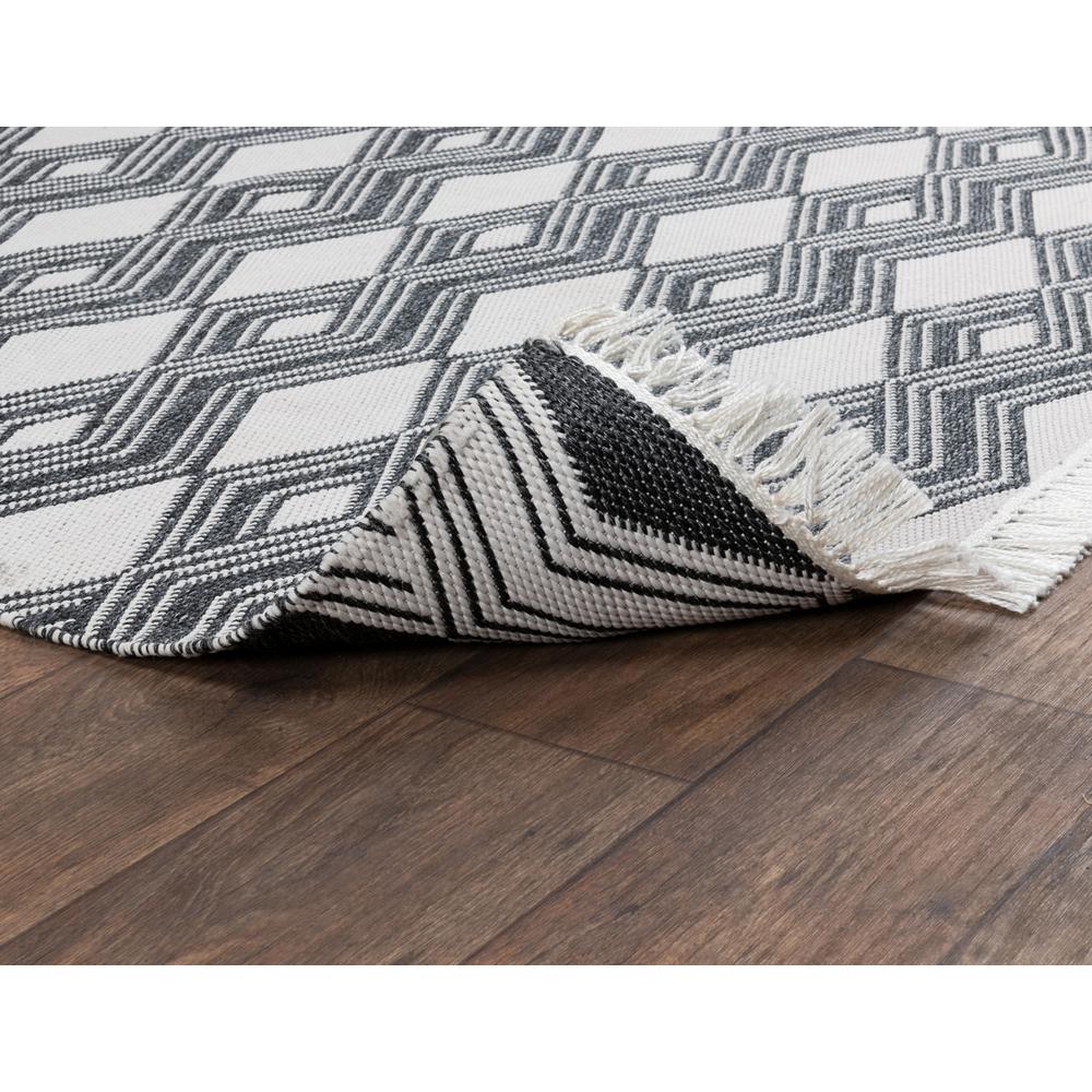 Saugatuck Indoor Outdoor Charcoal, Accent Rug by Kosas Home. Picture 3