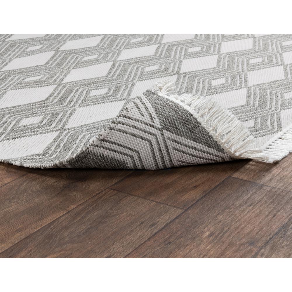 Saugatuck Indoor Outdoor Gray Accent Rug by Kosas Home. Picture 3