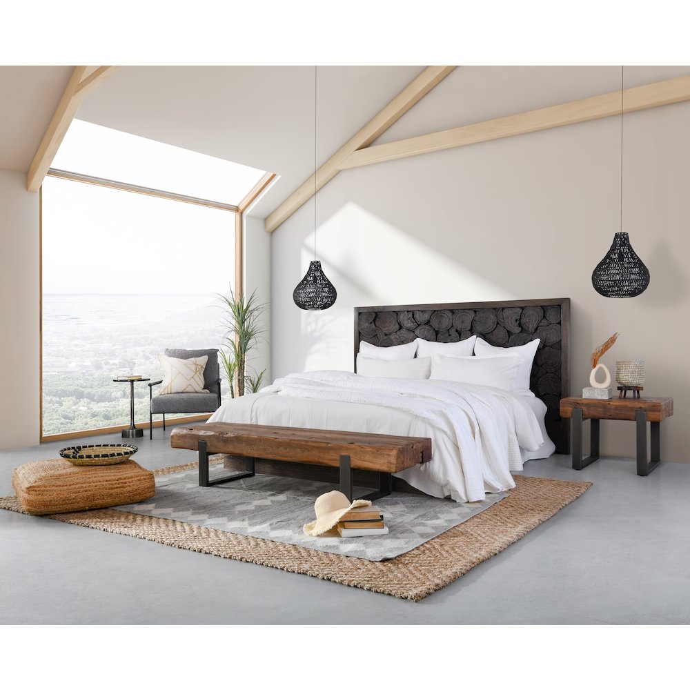 Lexington 8x10 Indoor Outdoor Handwoven Gray Area Rug by Kosas Home. Picture 2