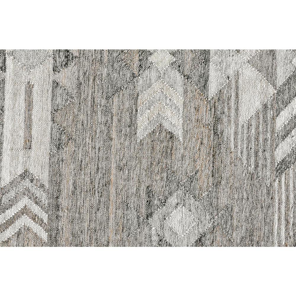 Alpena 5x8 Indoor Outdoor Handwoven Gray Multi Area Rug by Kosas Home. Picture 2