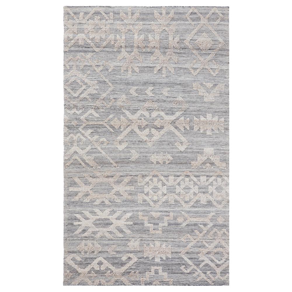 Hoeft 2x3 Indoor Outdoor Handwoven Gray Multi Area Rug by Kosas Home. Picture 1