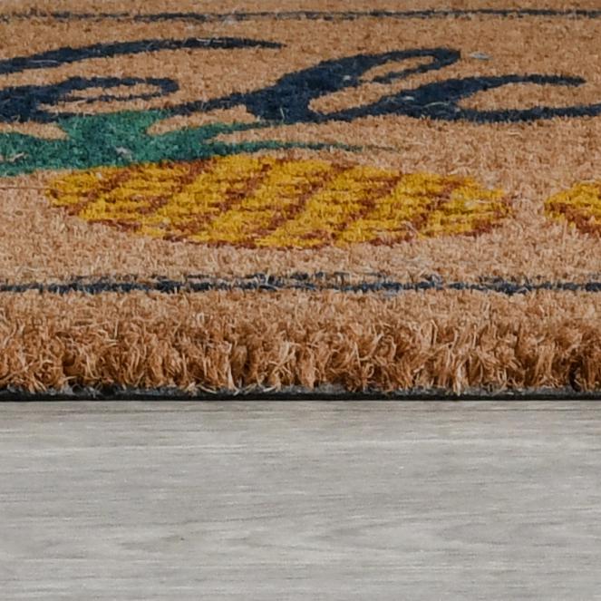 Pineapples 24x36 Coir Doormat by Kosas Home. Picture 6