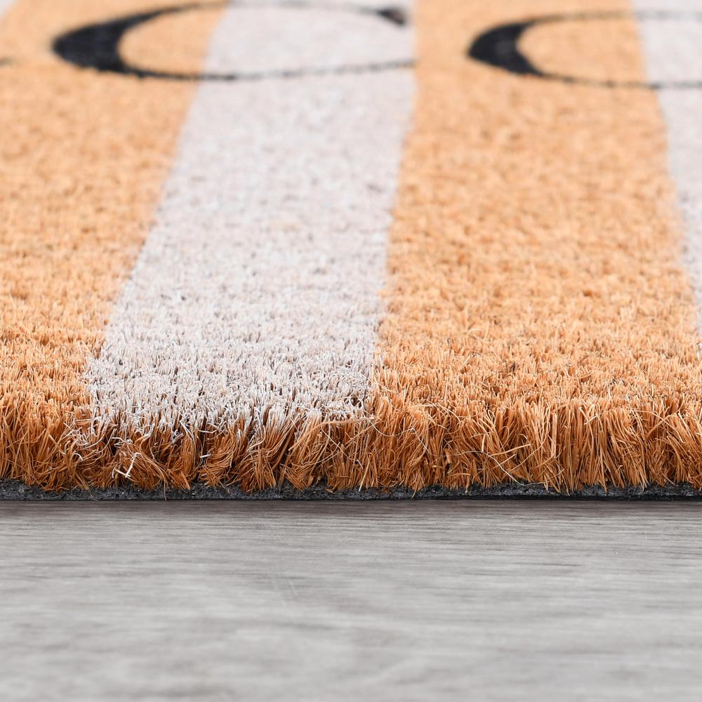 Striped 24x36 Welcome Doormat by Kosas Home. Picture 3