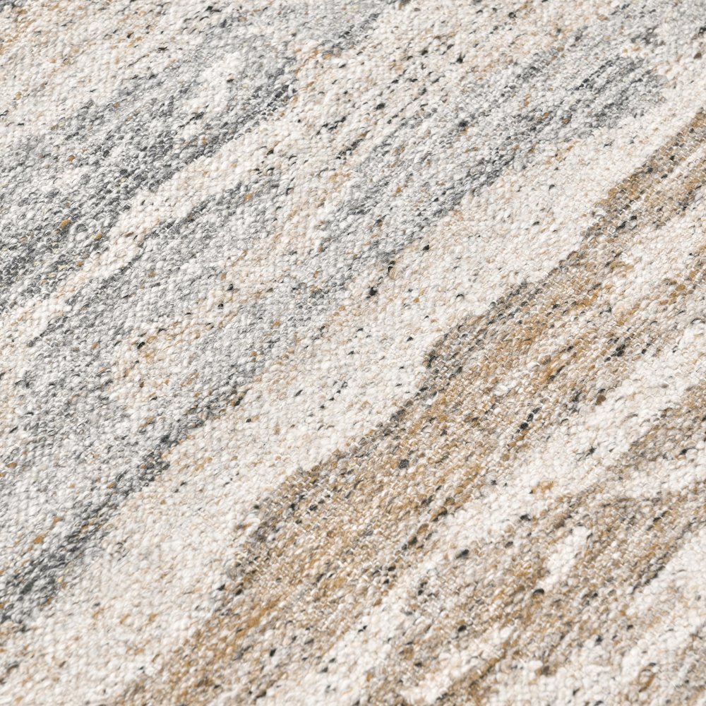 Tenaya 2x3 Handwoven Multi-Color Fabric Performance Rug. Picture 2