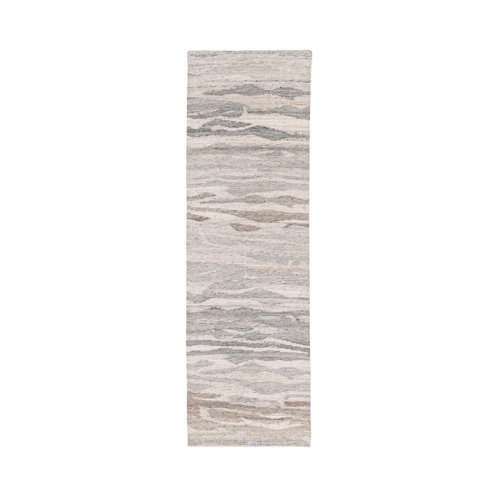 Tenaya 2.6x8 Handwoven Multi-Color Fabric Performance Rug Runner. Picture 1