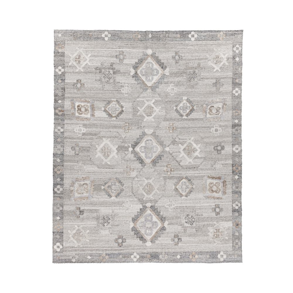 Lukens 9x12 Handwoven Multi-Color Fabric Performance Area Accent Rug. Picture 1