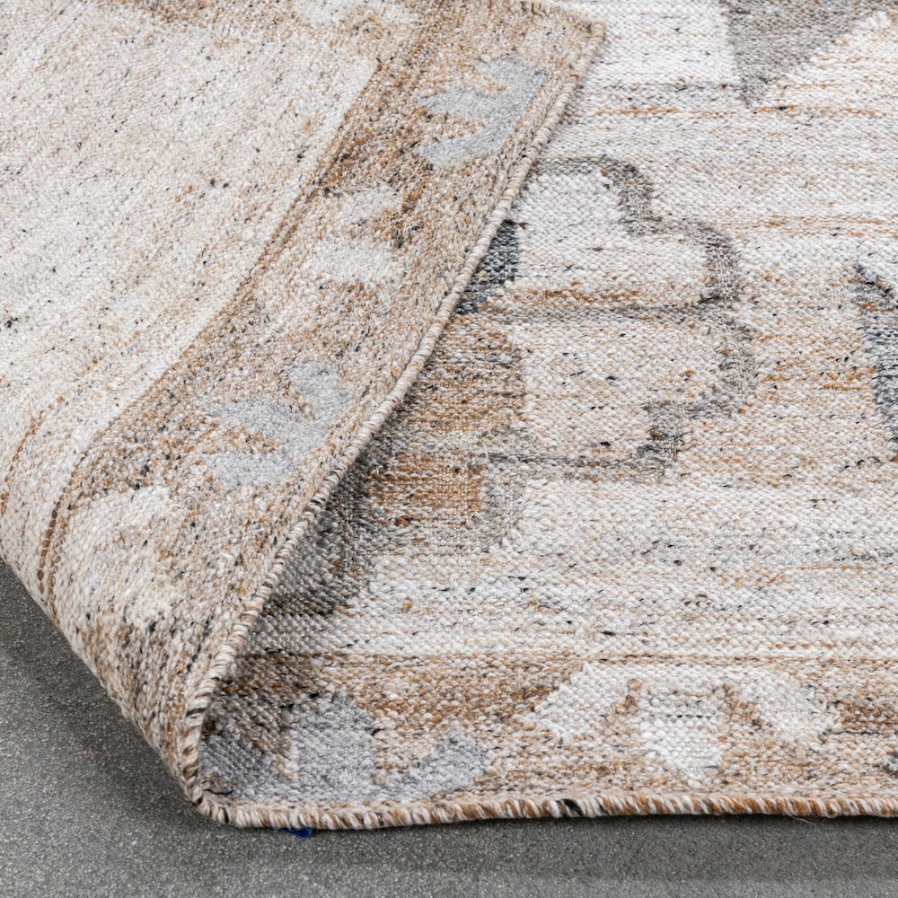 Ardeth Handwoven Multi-Color Fabric Performance Area Accent Rug. Picture 4