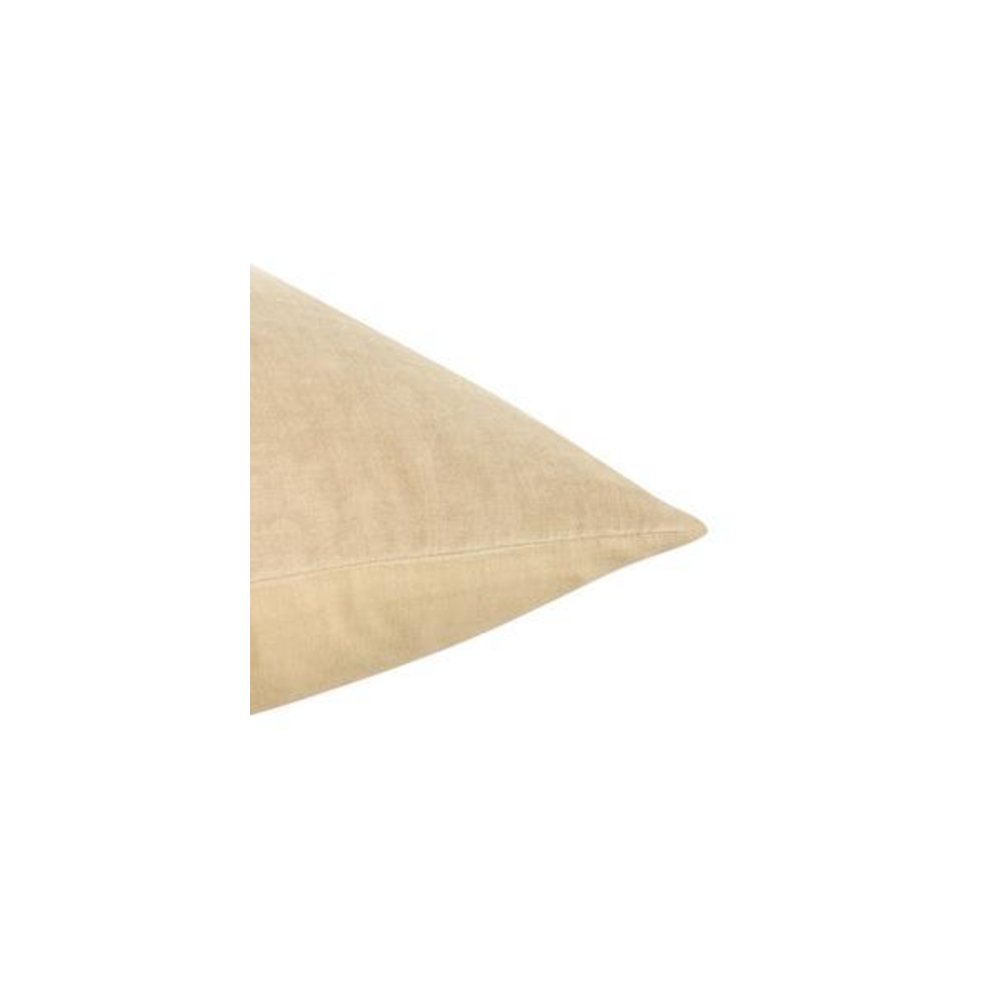 Paloma Hemp Fabric Ochre Amber King Sham. Picture 3
