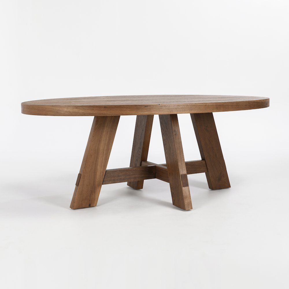 Santa Barbara Oval Wood Dining Table. Picture 2