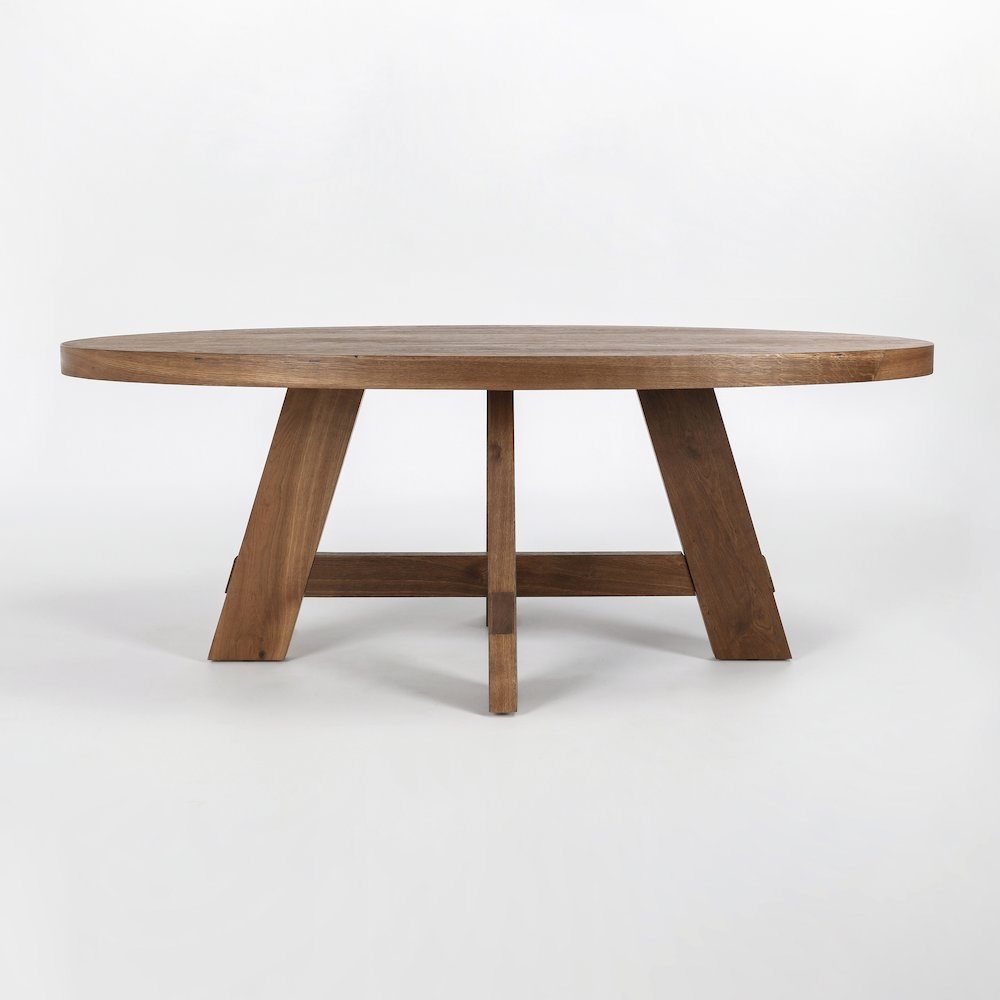 Santa Barbara Oval Wood Dining Table. Picture 3