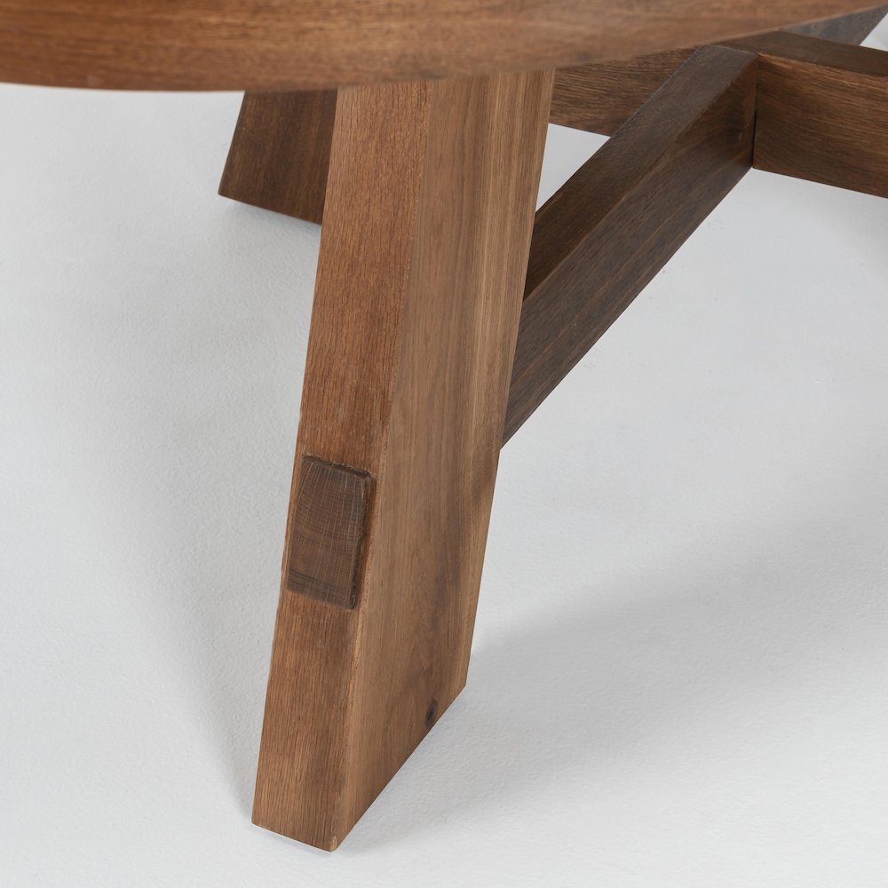 Santa Barbara Oval Wood Dining Table. Picture 9