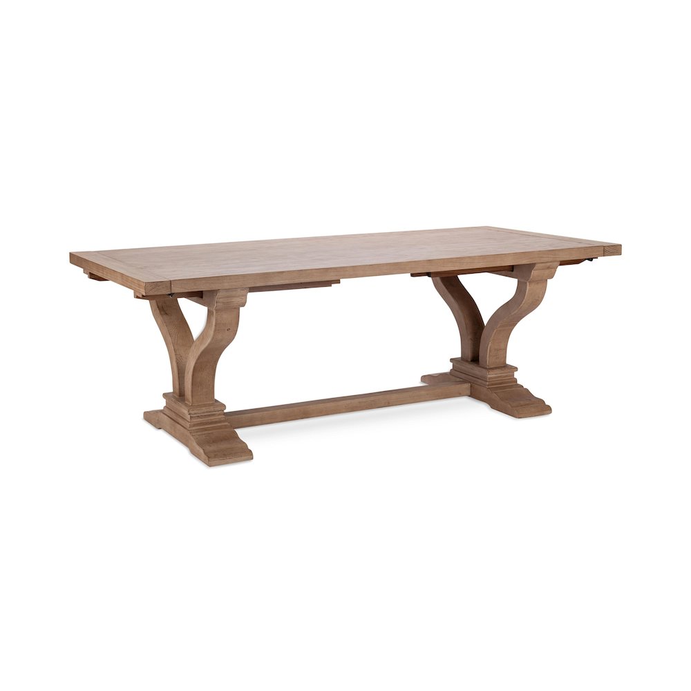 Alexander 110" Extendable Reclaimed Pine Dining Table. Picture 1