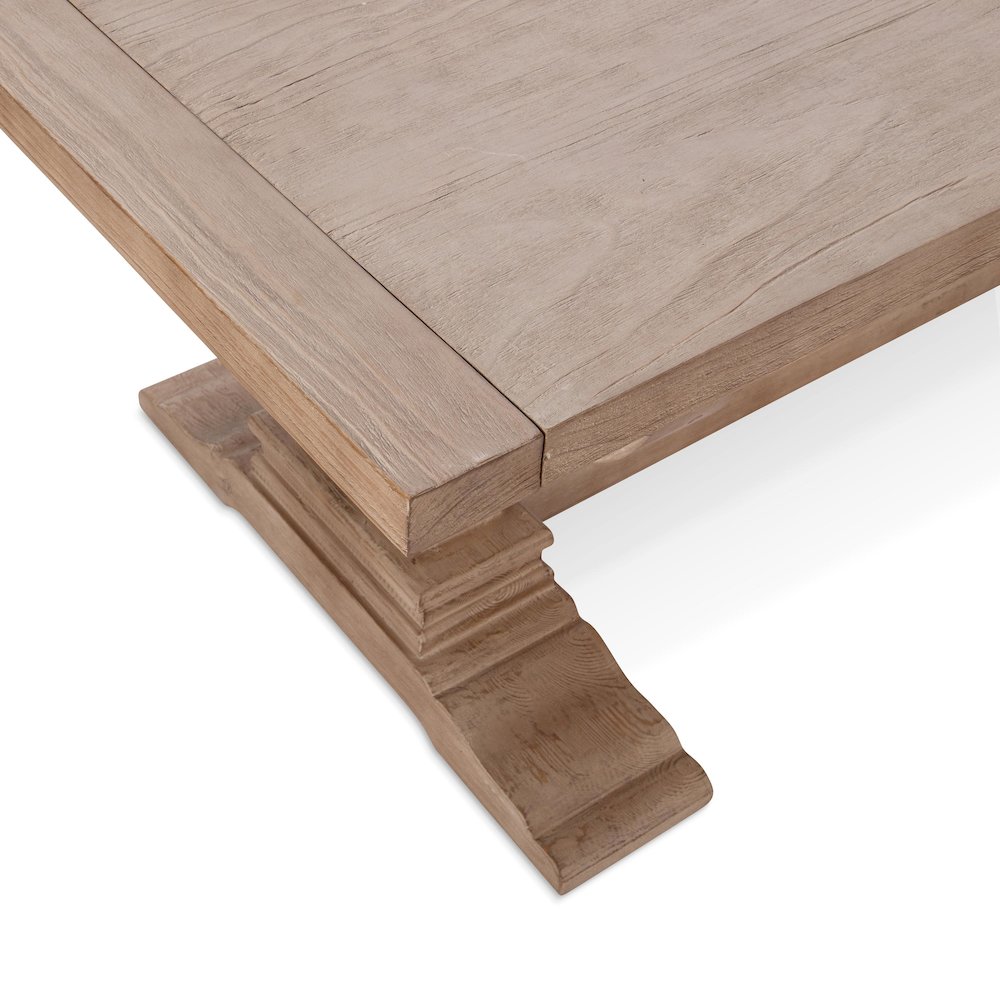 Alexander 110" Extendable Reclaimed Pine Dining Table. Picture 4