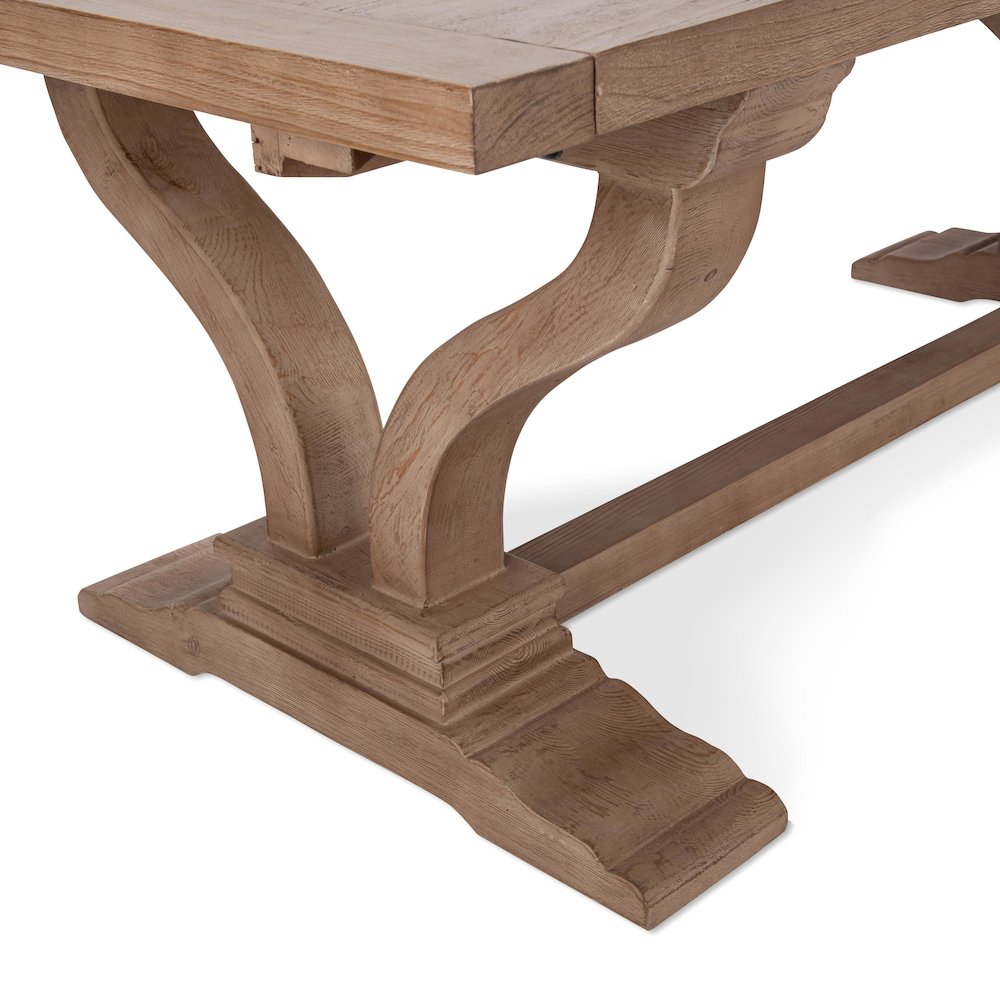 Alexander 110" Extendable Reclaimed Pine Dining Table. Picture 5