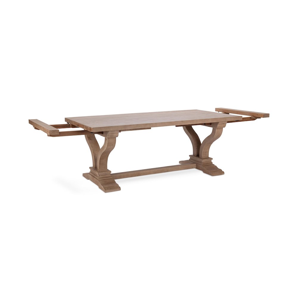 Alexander 110" Extendable Reclaimed Pine Dining Table. Picture 11