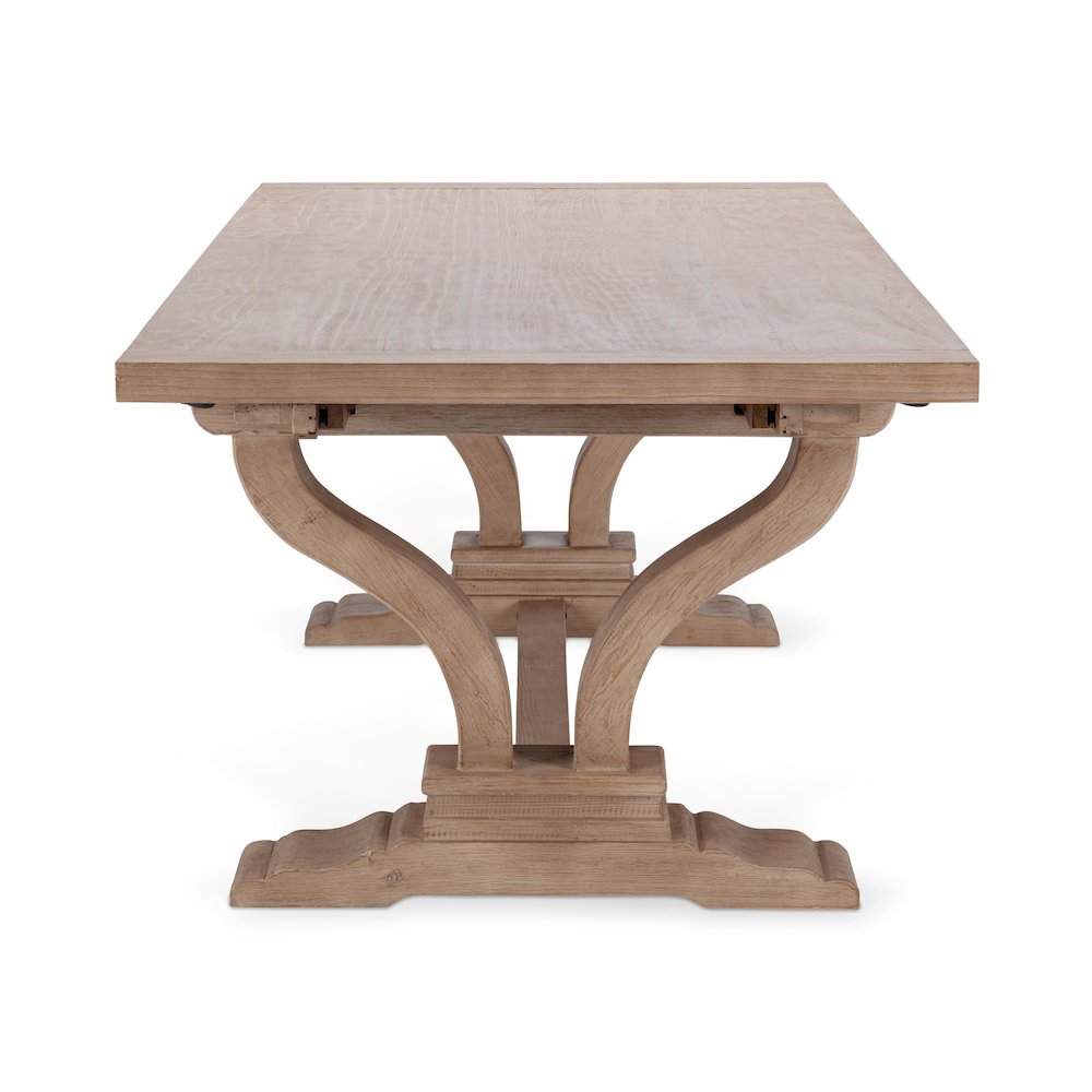 Alexander 110" Extendable Reclaimed Pine Dining Table. Picture 13