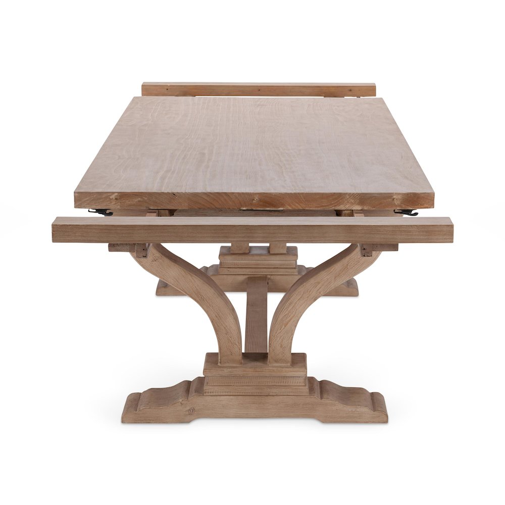 Alexander 110" Extendable Reclaimed Pine Dining Table. Picture 14
