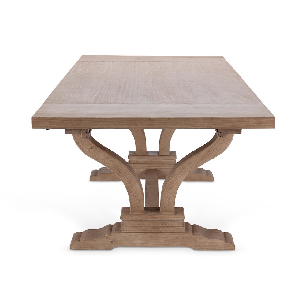 Alexander 110" Extendable Reclaimed Pine Dining Table. Picture 15