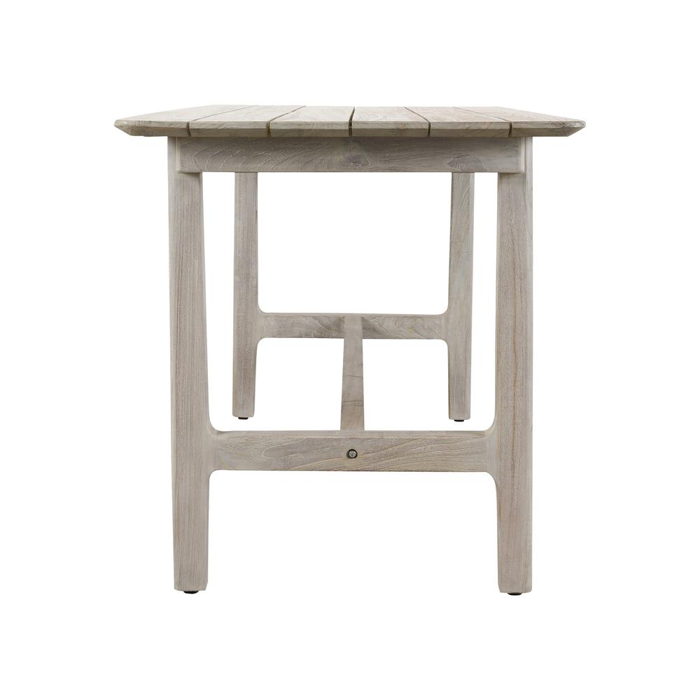Dawn 67" Outdoor Counter Table Gray. Picture 3