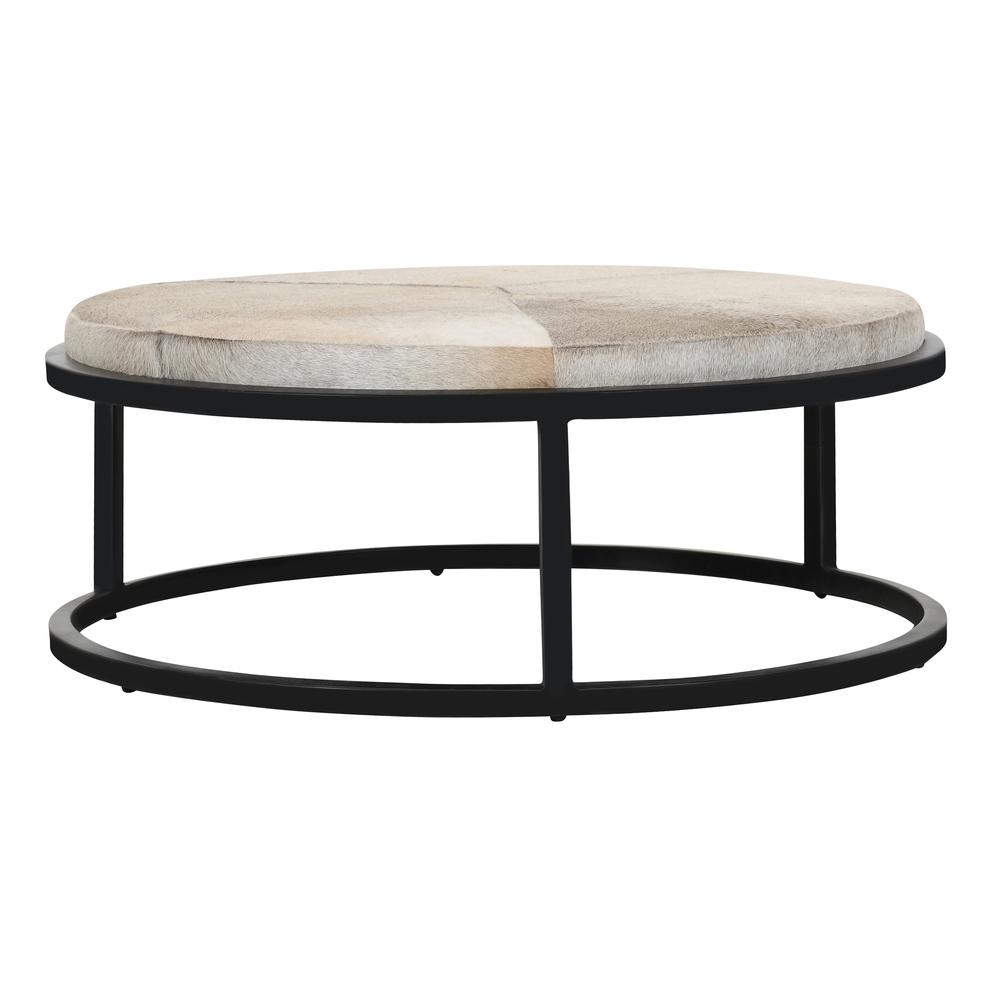 Hayword Hide Set of 2 Nesting Coffee Tables in Sparrow Gray. Picture 4