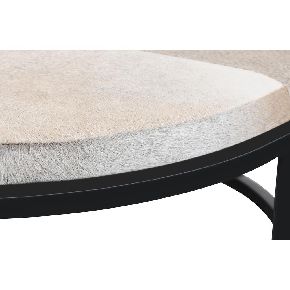 Hayword Hide Set of 2 Nesting Coffee Tables in Sparrow Gray. Picture 5