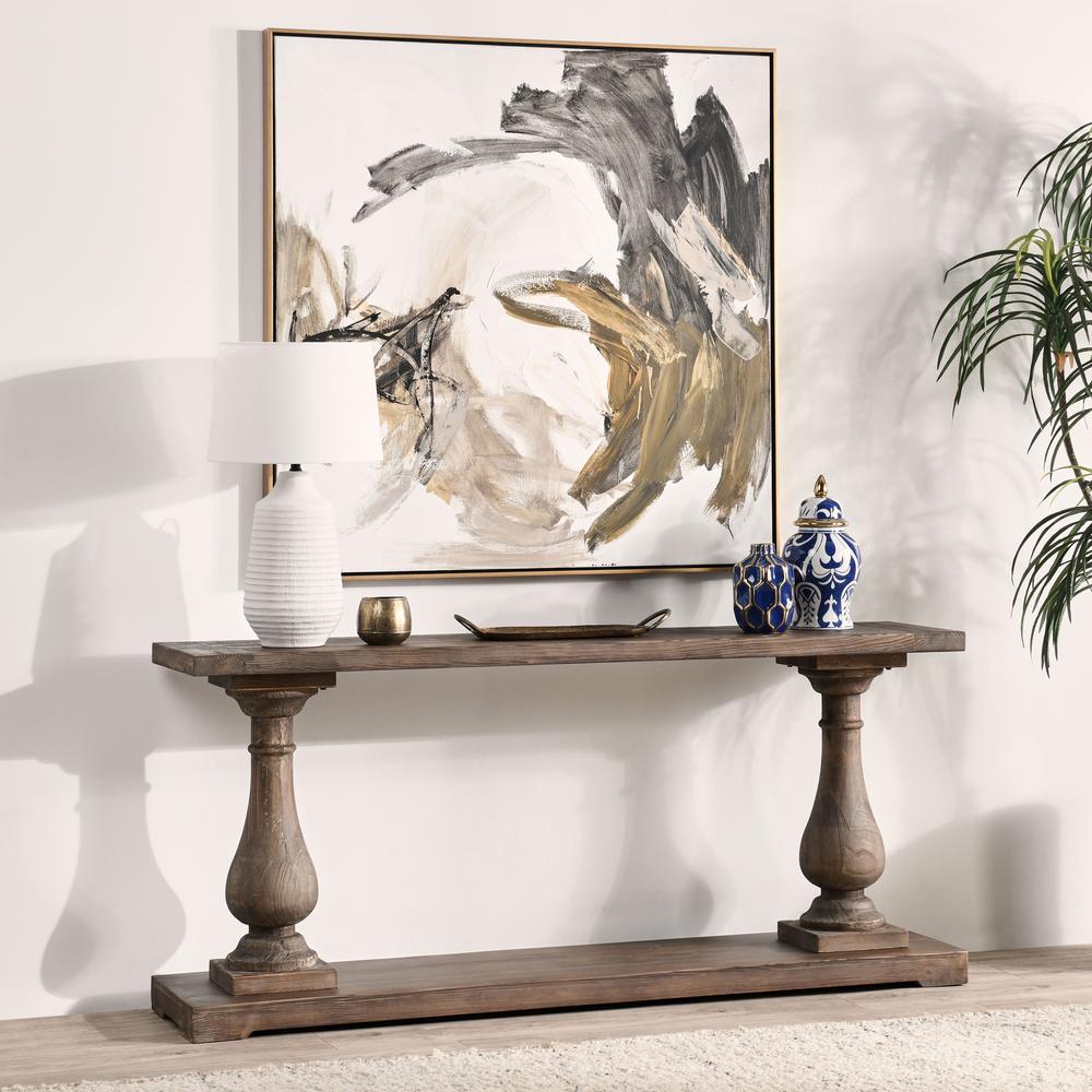 Carolina Reclaimed Pine Console Table. Picture 5
