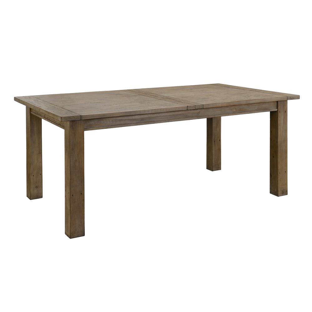 Driftwood Reclaimed Pine 94" Extension Dining Table. Picture 1