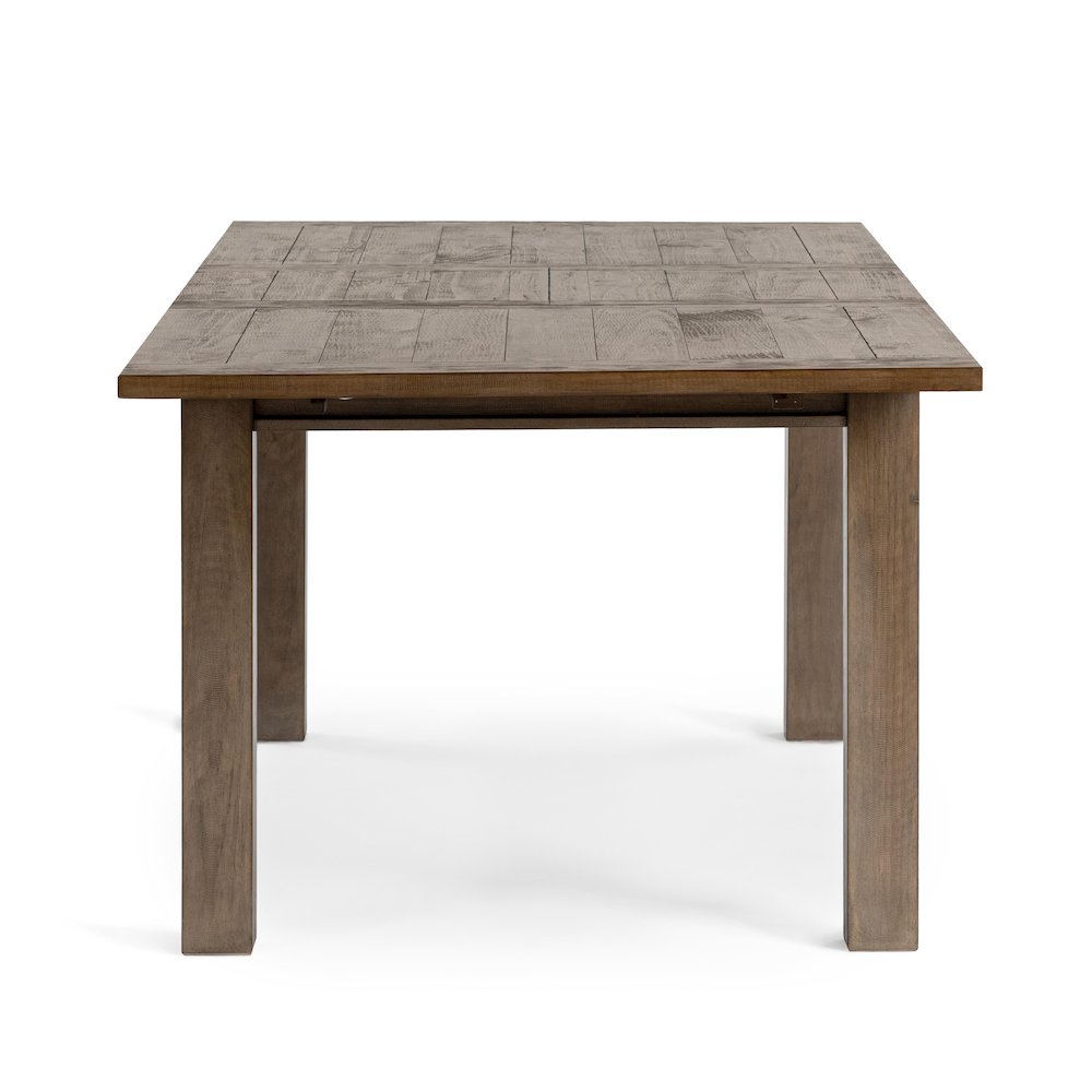 Driftwood 71-94" Ext Dining Table Distressed Brown. Picture 5