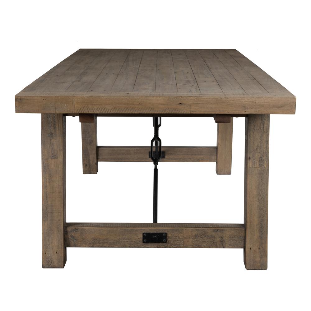 Tuscany Reclaimed Pine 82” Extension Dining Table. Picture 4