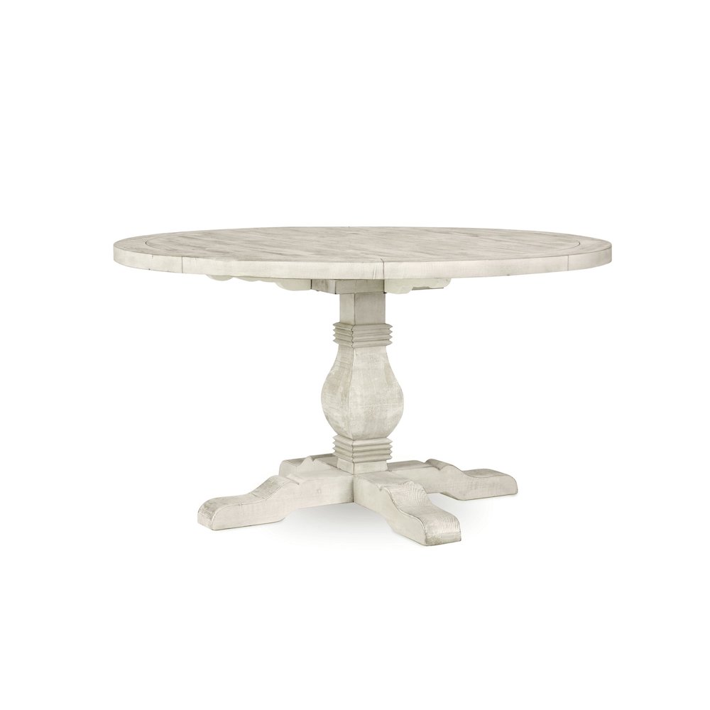 Quincy 55" Round Dining Table Nordic Ivory. Picture 1