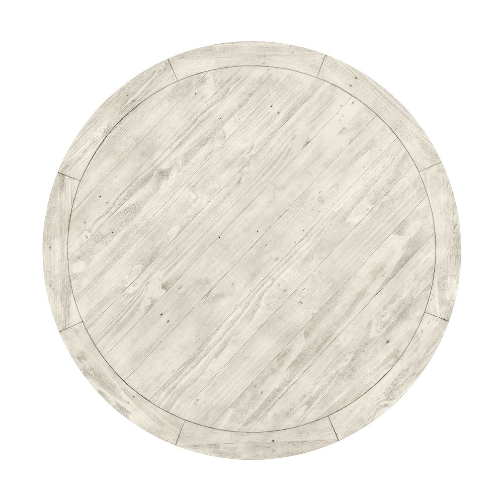 Quincy 55" Round Dining Table Nordic Ivory. Picture 3