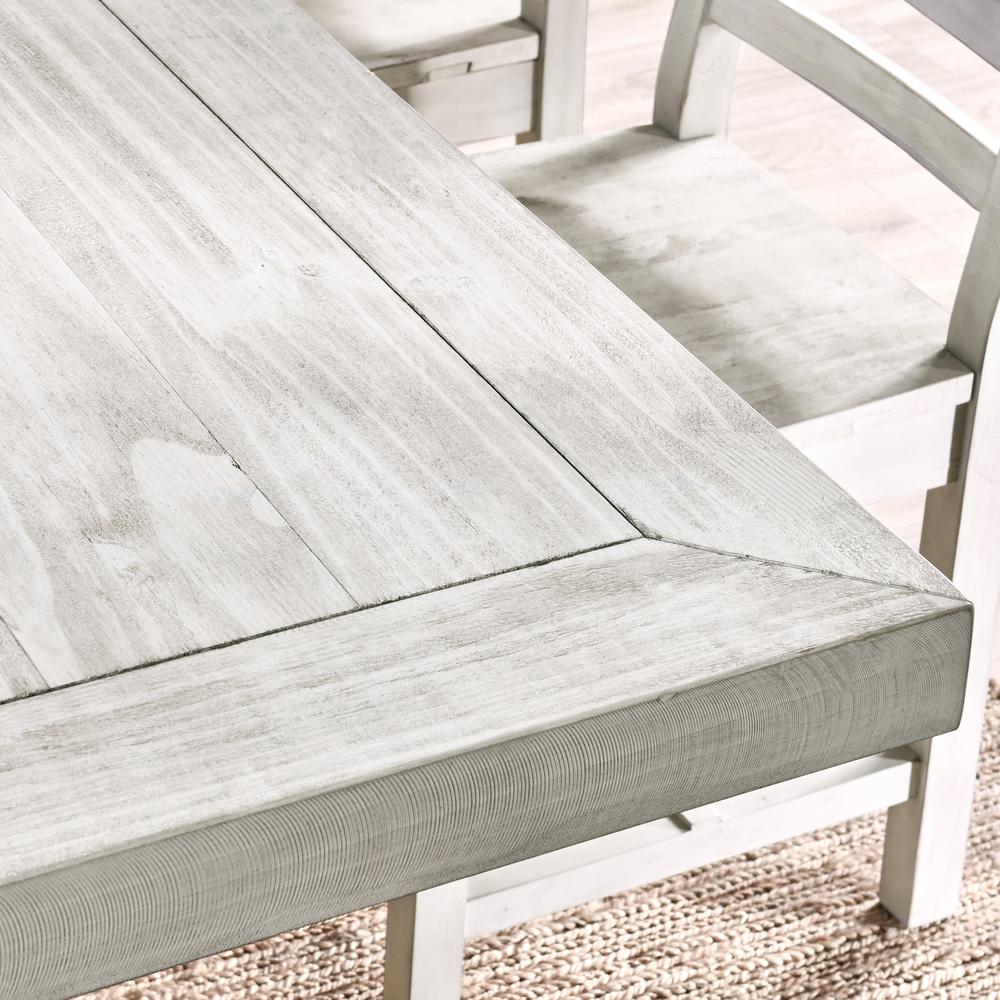Quincy 94" Dining Table Nordic Ivory. Picture 7