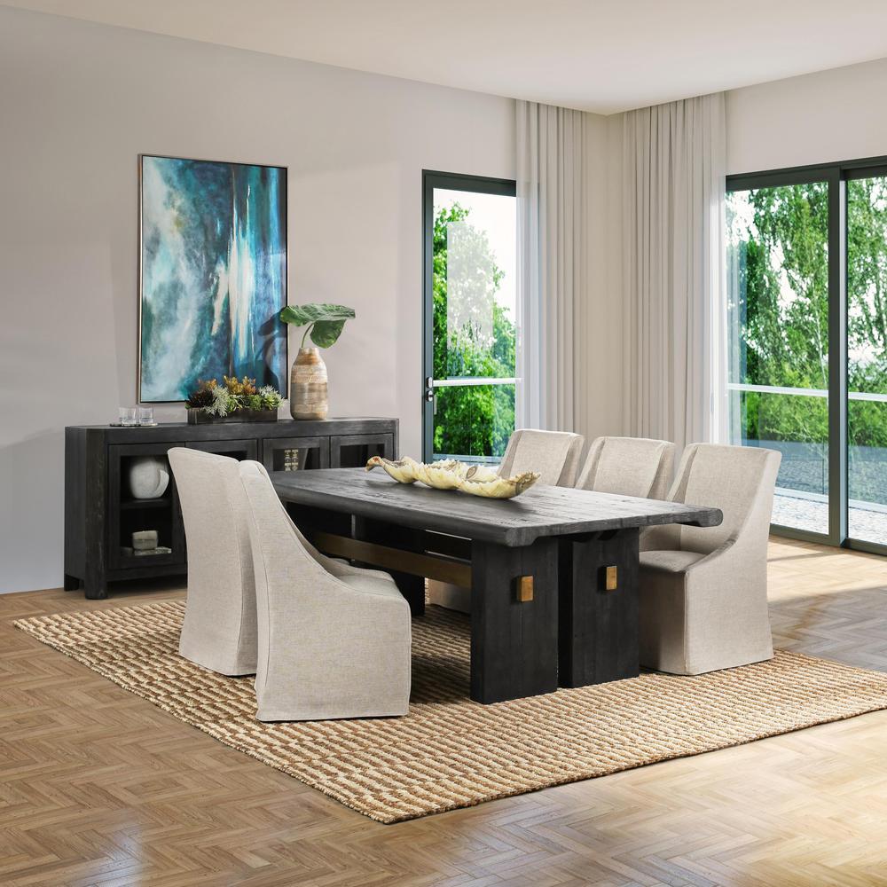 Larson 96" Dining Table By Kosas Home. Picture 9