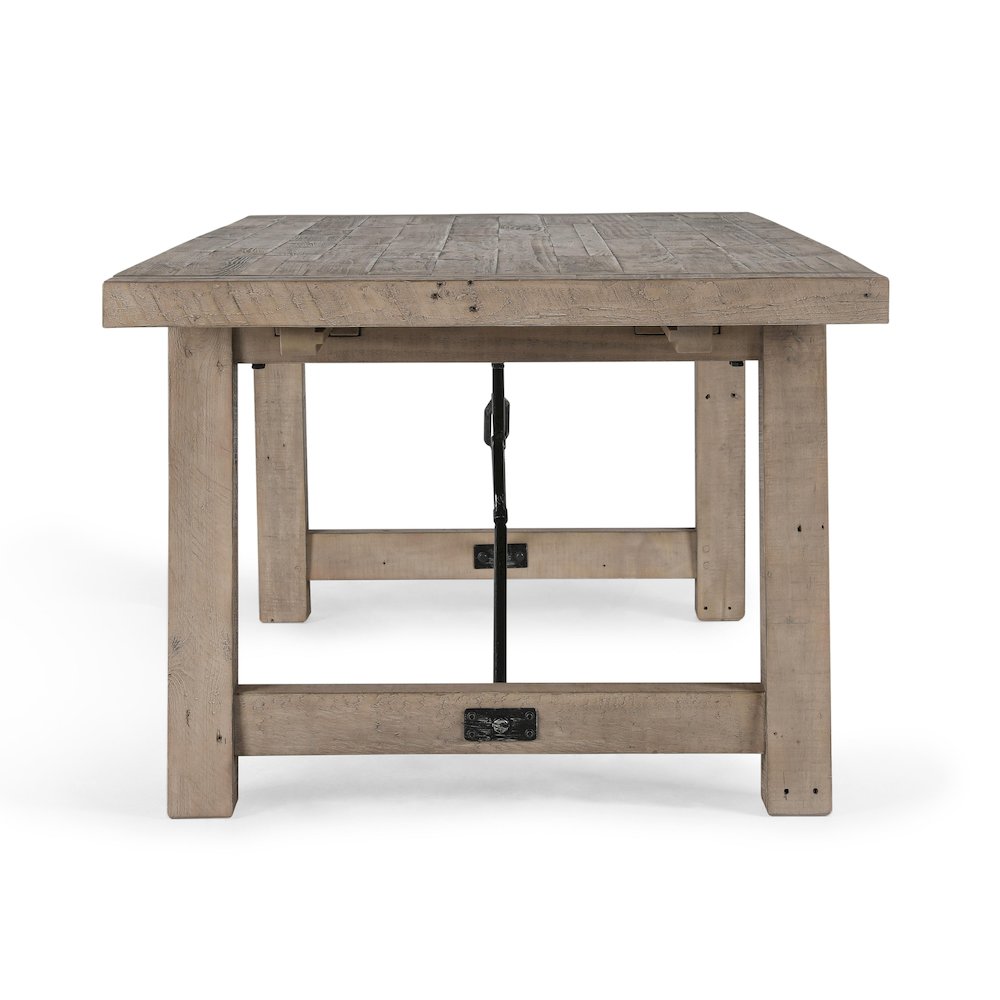 Tuscany 106" Ext Dining Table Light Grey. Picture 2