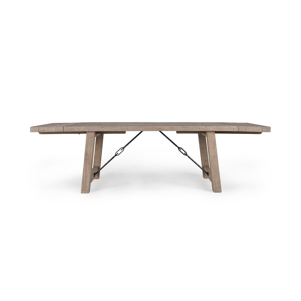 Tuscany 106" Ext Dining Table Light Grey. Picture 6