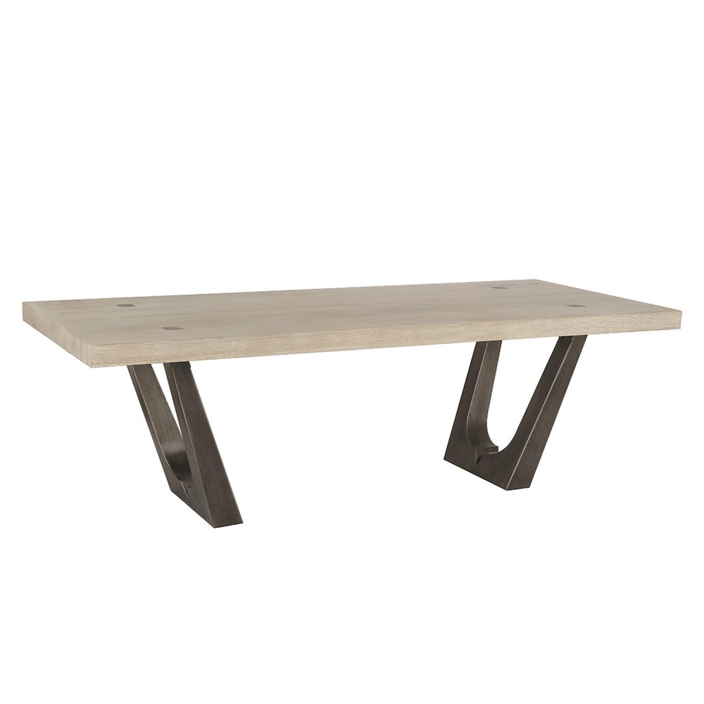 Kelso 94" Reclaimed Wood Dining Table in Brown. Picture 1
