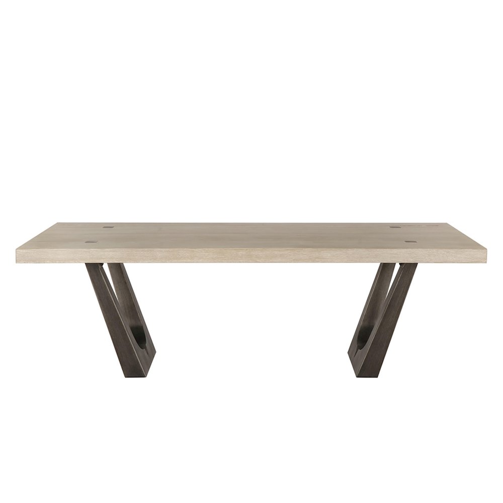 Kelso 94" Reclaimed Wood Dining Table in Brown. Picture 2
