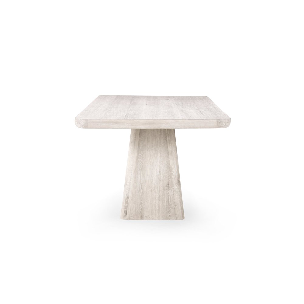 Orlando 95" Dining Table in Whitewash Finish. Picture 3