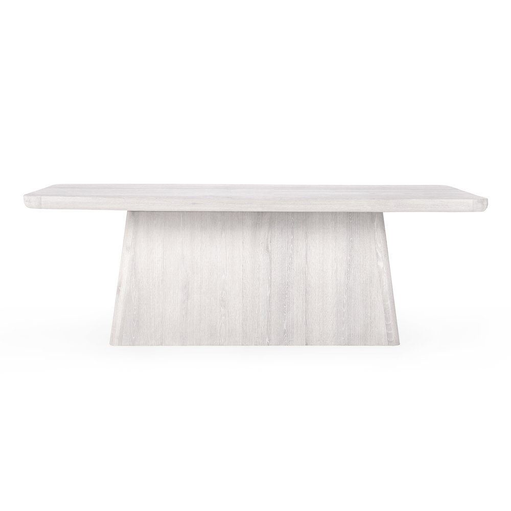 Orlando 71" Dining Table in Whitewash. Picture 2