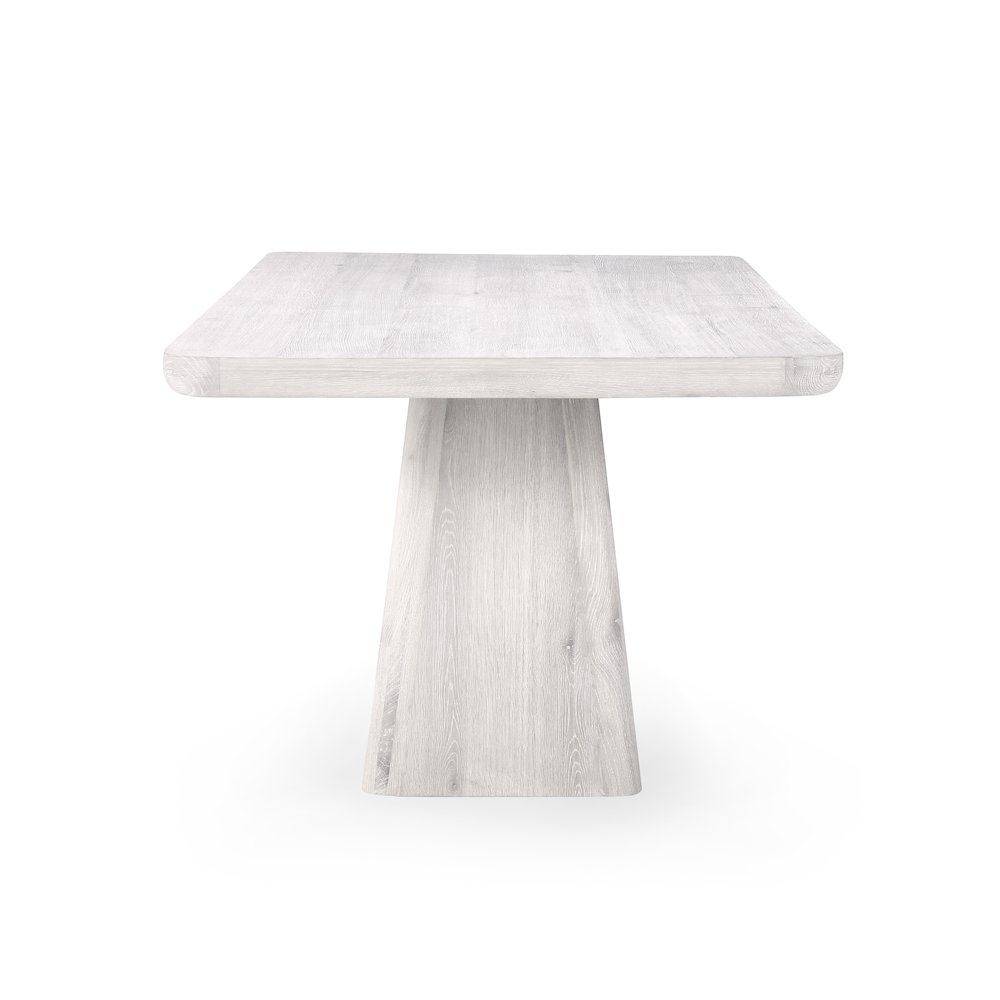 Orlando 71" Dining Table in Whitewash. Picture 3