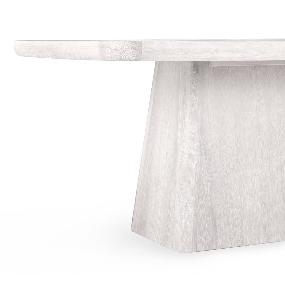 Orlando 71" Dining Table in Whitewash. Picture 5